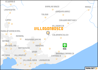 map of Villa Don Bosco