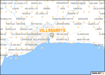 map of Villa Duarte