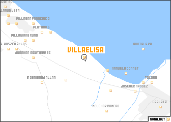 map of Villa Elisa