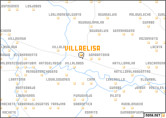 map of Villa Elisa