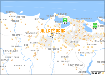 map of Villa Espana