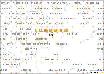 map of Villa Esperanza