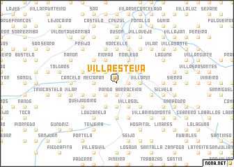 map of Villaesteva