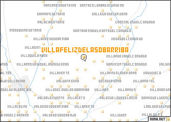 map of Villafeliz de la Sobarriba