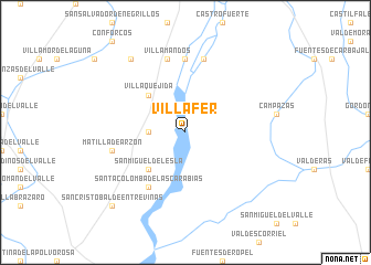 map of Villafer