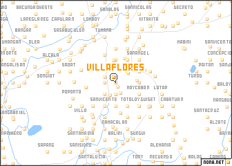 map of Villa-Flores