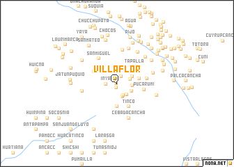 map of Villaflor