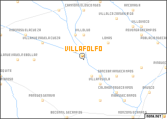 map of Villafolfo