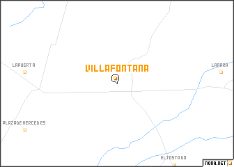 map of Villa Fontana