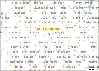 map of Villaformán