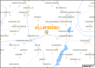 map of Villa Fornaci