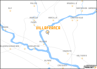 map of Villafranca