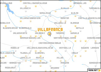 map of Villafranca