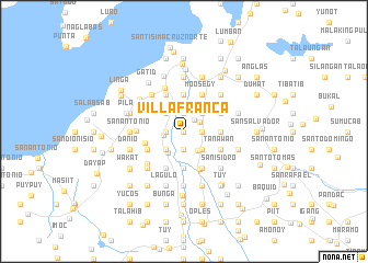 map of Villafranca