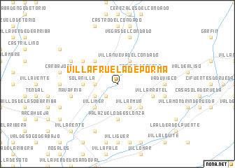 map of Villafruela de Porma