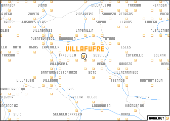 map of Villafufre