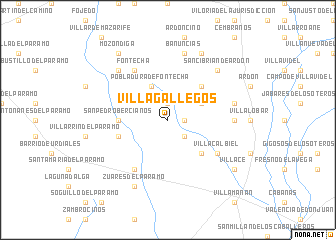 map of Villagallegos