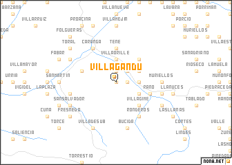 map of Villagandú