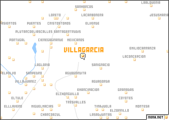 map of Villa García