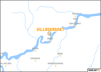 map of Village Adnet