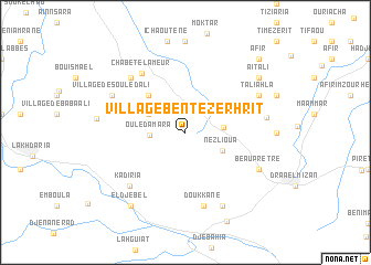 map of Village Ben Tezerhrit