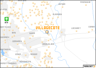 map of Village Cote