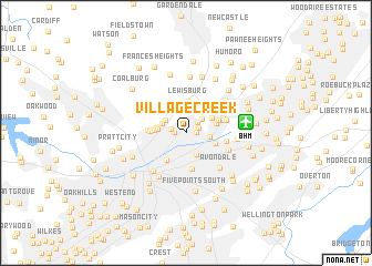 map of Village Creek