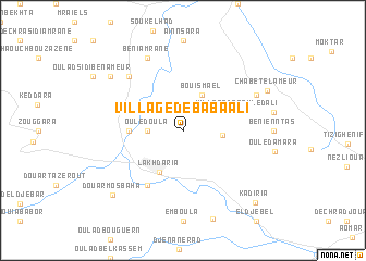 map of Village de Baba Ali