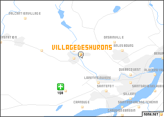 map of Village-des-Hurons