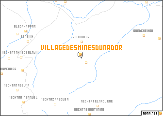 map of Village des Mines du Nador