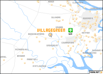 map of Village Green