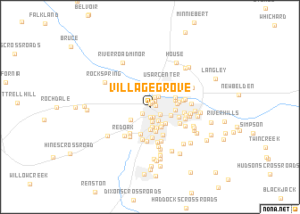 map of Village Grove