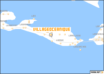 map of Village Océanique