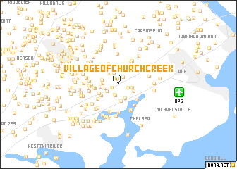 map of Village of Church Creek