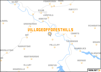 map of Village of Forest Hills