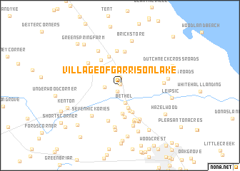 map of Village of Garrison Lake