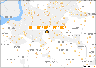 map of Village of Glen Oaks