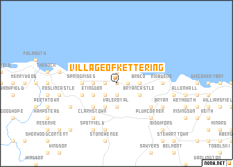 map of Village of Kettering