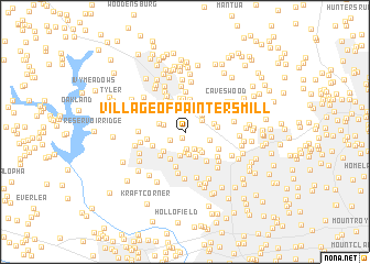 map of Village of Painters Mill