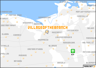 map of Village of the Branch