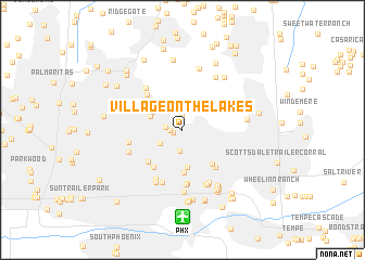 map of Village on the Lakes