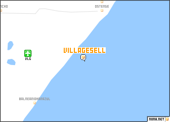 map of Villa Gesell