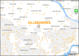 map of Village Shires