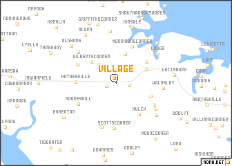 map of Village