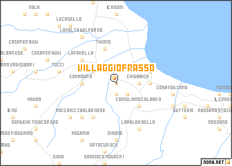 map of Villaggio Frasso