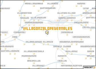 map of Villagonzalo-Pedernales