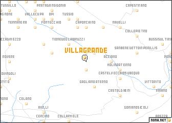 map of Villa Grande