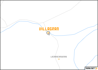 map of Villagrán