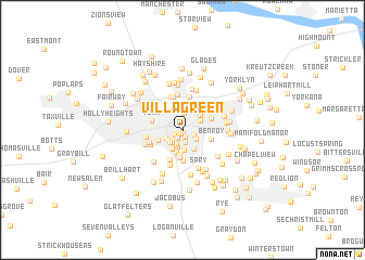 map of Villa Green