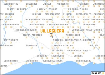 map of Villa Güera